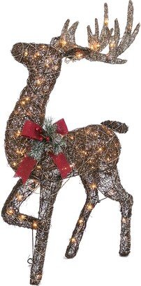 Christmas Traditional Holiday Vine Stag Led Outdoor Yard Décor