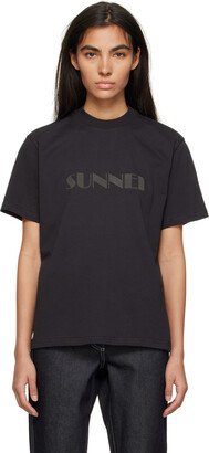 Black Printed T-Shirt-AE