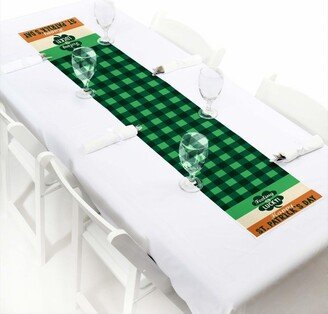 Big Dot of Happiness St. Patrick's Day - Petite Saint Patty's Day Party Paper Table Runner - 12 x 60 inches