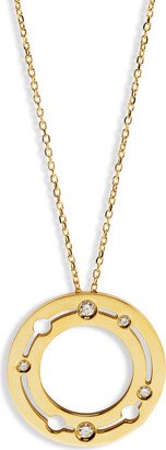 Pulse Yellow Gold Pendant Necklace