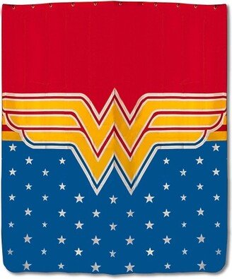 Ukonic DC Comics Wonder Woman Shower Curtain | 71 x 71 Inches