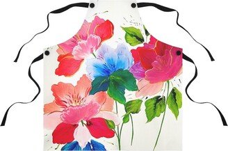 Floral Designed Flowers Apron