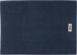 Navy Organic Cotton Bath Mat