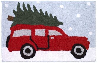 Station Wagon Holiday Printed Accent Rug, 20