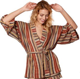 Navajo Style Knitted Kimono