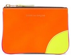 Super Fluo Small Zip Pouch in Neon,Orange,Pink,Yellow