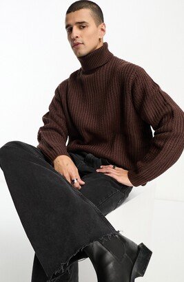 Oversize Ribbed Turtleneck