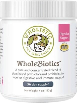 Wholistic Pet Organics Wholebiotics Dog Supplement - 4Oz In White
