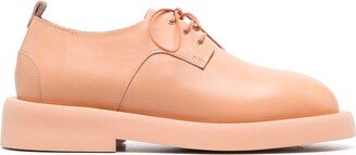 Two-Tone Lace-Up Leather Oxford Shoes