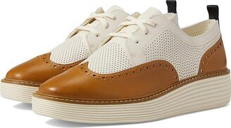 Originalgrand Platform Wing Tip Oxford (Pecan/Ivory) Women's Shoes