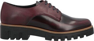 MERCANTE DI FIORI Lace-up Shoes Burgundy-AA