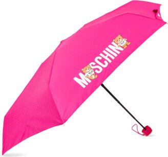 Umbrella With Logo - Pink