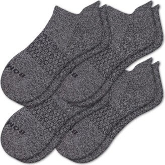 Men's Marl Ankle Sock 4-Pack - Charcoal - Medium - Cotton