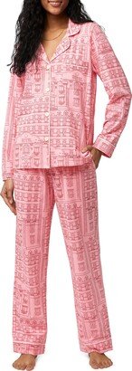 Print Organic Cotton Jersey Pajamas-AA