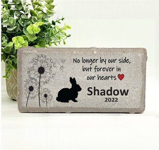 Rabbit/Bunny Memorial Stone- Personalized Pet Keepsake - Loss Of Rabbit Stone Gift Loss Gifts