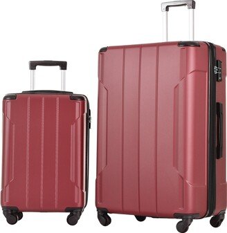 EDWINRAY Luggage 2 Piece Sets Suitcases Expandable Lightweight Travel Set with TSA Lock, Hardside Spinner Luggage Sets