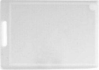 Professional 12-Inch x 18-Inch Cutting Board with Juice Groove, White