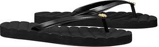 Kira Flip-Flop (Perfect Black/Perfect Black/Gold) Women's Shoes
