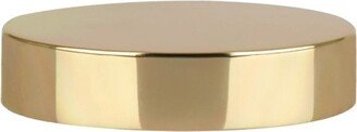 Beautiful Gold Lid | Smooth, Metal Shelled, Continuous Thread Cap With A 53-400 Neck Finish & Foam Liner. This Will Enhance Your Products