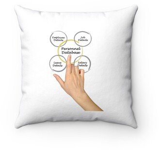Personnel Database Pillow - Throw Custom Cover Gift Idea Room Decor
