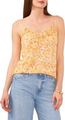 Floral Pintuck Camisole