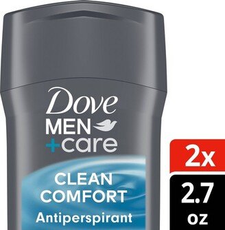 Dove Men+Care 72-Hour Antiperspirant & Deodorant Stick - Clean Comfort - 2.7oz/