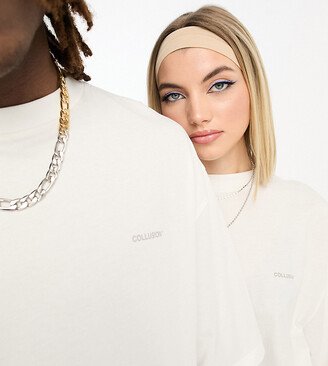 Unisex logo t-shirt in off white