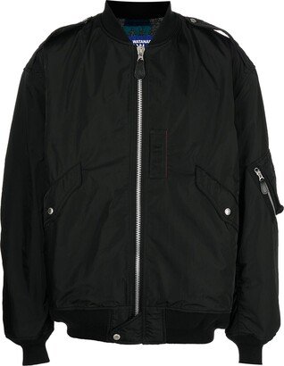 Zip-Up Bomber Jacket-AG