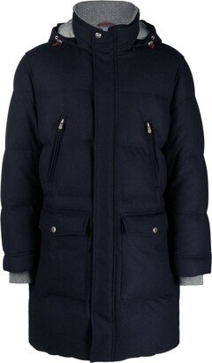 Padded Single-Breasted Coat