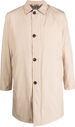 Button-Up Trench Coat-AD