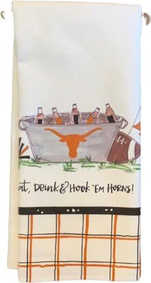 College Towels - Univ. Of Texas Great For The Kitchen, Bar, Or Tailgating, College, Football Games