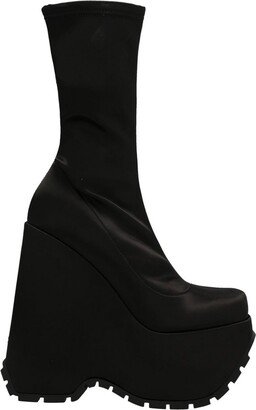 Platform Slip-On Boots