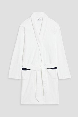 Hamilton And Hare French cotton-terry bathrobe