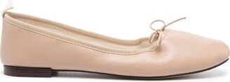 Garance leather ballerina shoes