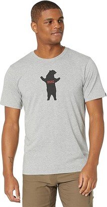 Bear Squeeze Journeyman Slim Fit (Charcoal Heather) Men's T Shirt