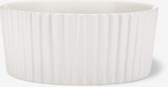 Ripple Dog Bowl White - Medium