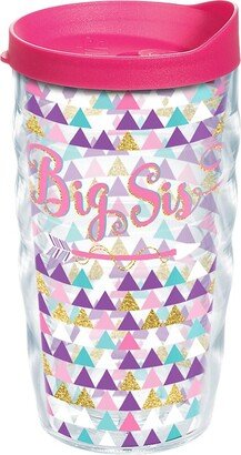 Tervis Big Sis Sister Made in Usa Double Walled Insulated Tumbler Travel Cup Keeps Drinks Cold & Hot, 10oz Wavy, Big Sis