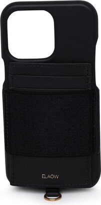 ELAOW Black Plastic I-Phone Case 13