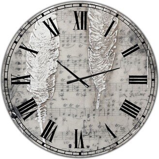 Designart Heaven Sent Oversized Cottage Wall Clock - 36 x 36