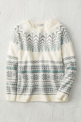 Women's Mystic Mountain Sweater - Winter White Multi - PS - Petite Size