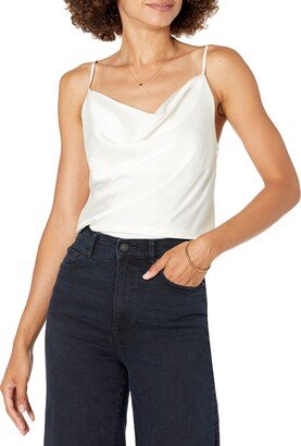 Women's Christy Cowl Neck Cami Silky Stretch Top Shirt