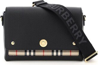 Vintage Checked Note Crossbody Bag