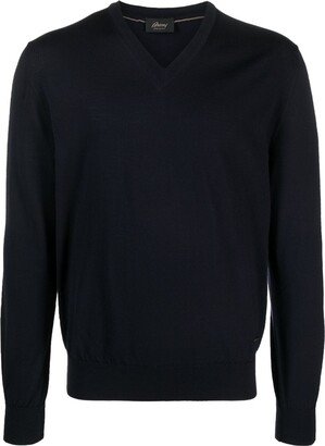 V-neck wool jumper-AG