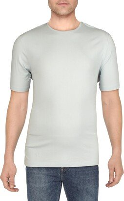 Mens Crewneck Knit T-Shirt-AA