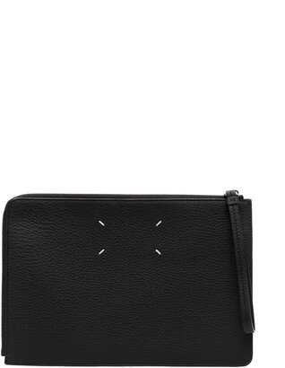 Stitch-Detail Clutch Bag