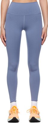 Blue High-Rise Leggings-AA