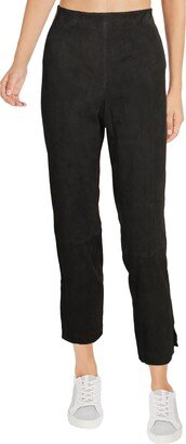 Murray Womens Suede High Rise Skinny Pants