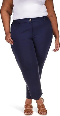 Size Ponte Skinny Pants (Midnight Blue) Women's Clothing