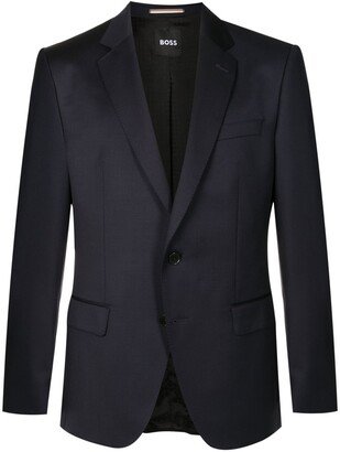 Single-Breasted Fitted Blazer-AE