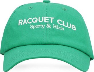 Logo Embroidered Curved Peak Cap-AD